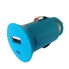 Mini cargadores micro azules del coche del USB portátiles para el teléfono móvil