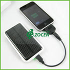 Cargador solar portátil universal negro/del blanco del cargador del teléfono móvil de la energía solar del banco
