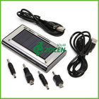 Cargador solar portátil universal negro/del blanco del cargador del teléfono móvil de la energía solar del banco
