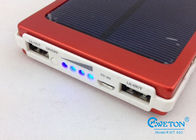 Banco doble solar universal de la alimentación por USB del rectángulo 8000mAh para Smartphone