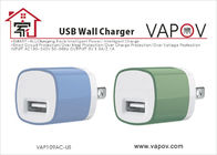 La FCC PSE aprobó el solo adaptador del cargador de viaje USB 1.0A, cargador USB inteligente del teléfono móvil