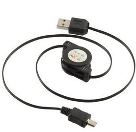 Cables retractables del cargador del cable del usb del micrófono