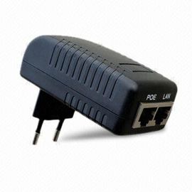 adaptador de la CA Poe de 24W 24V1A 240V, sola fuente de alimentación del Poe del puerto