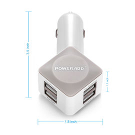 adaptador más del cargador del coche de la galaxia S6 S5 S4 USB de Samsung del iPhone 6 con el puerto 4