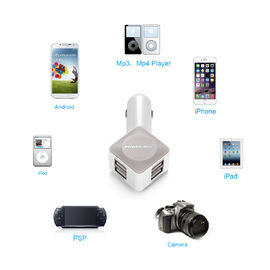 adaptador más del cargador del coche de la galaxia S6 S5 S4 USB de Samsung del iPhone 6 con el puerto 4