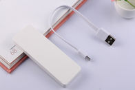 Forme a banco delgado blanco 3000mah del poder del regalo el pequeño cargador del bolsillo para el iPad mp4 de Smartphone