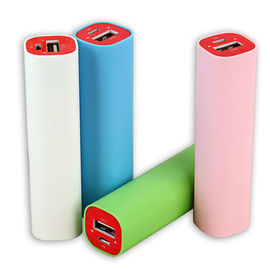 banco promocional para los móviles, cargador de viaje USB externo modificado para requisitos particulares del poder 2600mah de la batería
