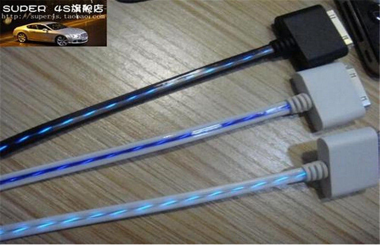 Electro EL luminescente de los productos que persigue el cable de la carga del alambre para el teléfono celular