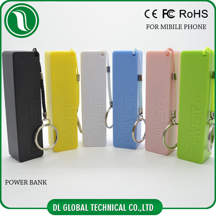 Banco coloreado multi 2600 mah 2200mah 1800mah del poder del llavero del perfume del regalo